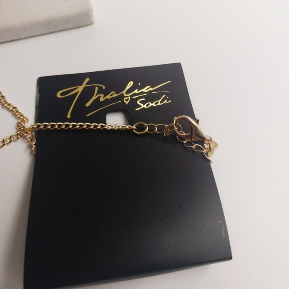 🆕Thalia Sodi Gold Tone Necklace w/ Circle Pendant - Picture 6 of 8